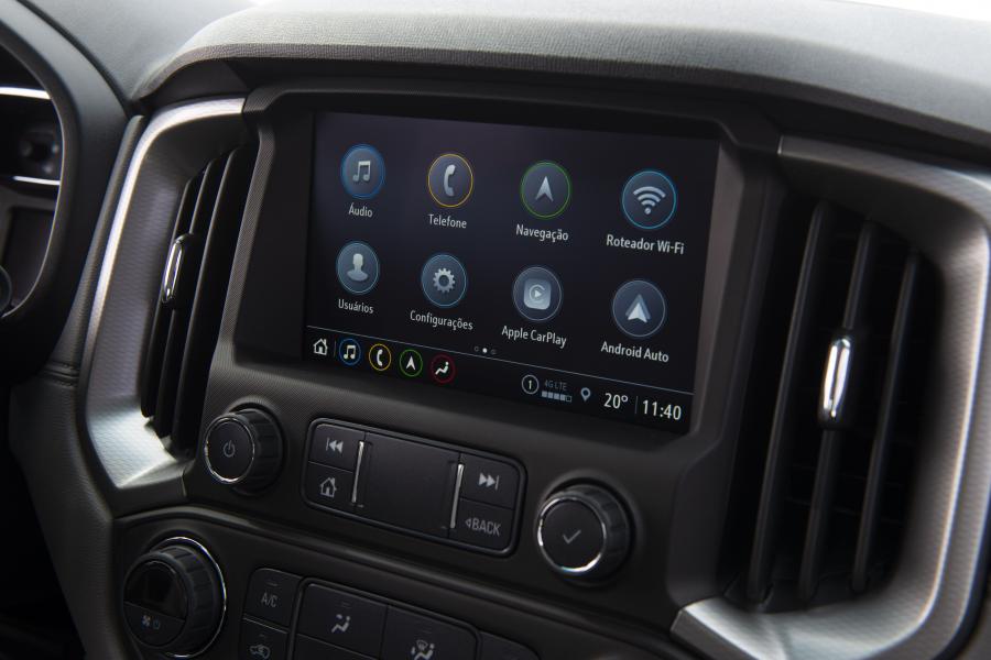 Детали интерьера Chevrolet S10 LTZ 2020 года  (фото 9 из 23)